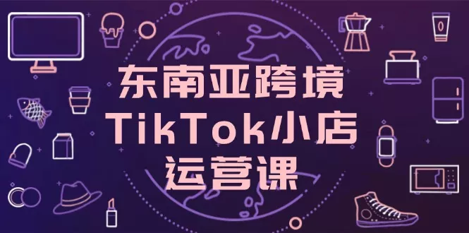 东南亚跨境TikTok小店运营课，掌握店铺设置与流量转化核心技巧